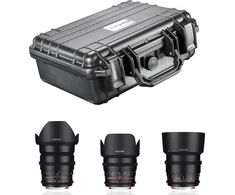 Objektyvas Obiektyw Samyang Samyang Video DSLR basic Set Sony E