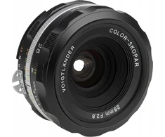 Objektyvas Obiektyw Voigtlander Voigtlander Obiektyw Color Skopar SL IIs 28 mm f/2,8 do Nikon F - juoda