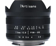 Objektyvas 7Artisans 7.5mm F2.8 II Fuji FX