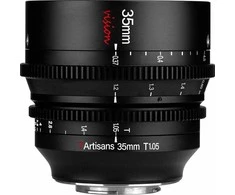 Kameros objektyvas - 7Artisans Vision 35mm T1.05 M43 (9 elementai, 0.3m min fokusas)