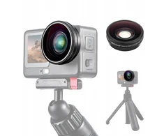 Puluz plataus kampo objektyvas su 185° matymo lauko stiprinimu, skirtas „Dji Osmo Action 6“ / „HD Glass“ / „Pu1103“
