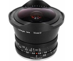 Kamera - TTArtisan 7.5mm F2.0 M43 Fisheye objektyvas, 180° matymo kampas