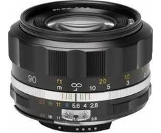 Objektyvas Lęšiai Voigtlander Lens Voigtlander APO Skopar SL IIs 90 mm f / 2.8 Nikin F - juoda