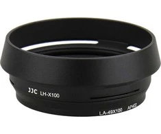 Objektyvo gaubtas JJC Objektyvo gaubtas JJC LH-JX100 juodas su tvirtinimo adapteriu