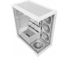 ADATA XPG dėklas INVADER X Mid-Tower, be maitinimo šaltinio, 5x 120 mm ventiliatorius, baltas