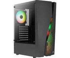 Aerocool Wave v3 Midi-Tower - juodos spalvos Window