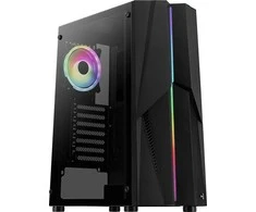 AEROCOOL PGS MECHA-G-BK-v2 ARGB Juodas Mid Tower PC dėklas
