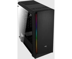 AEROCOOL AEROPGSRIFT-BK-RGB PC dėklas ATX Aerocool RIFT RGB USB 3.0 - 1x120mm Juodas FAN