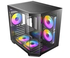 Korpusas Antec Kompiuterio CX M2 ARGB B, minitower tipo, palaikantis microATX plokštę, juodas