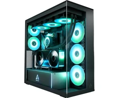 ARCTIC Premium E-ATX PC korpusas Xtender VG, juodas