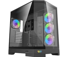 Darkflash DQX90 kompiuterio dėklas (juodas)