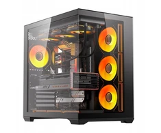 DarkFlash C280 computer case (juodas) + 7 fans
