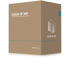 Deepcool korpusas | CG330 3F WH | Micro ATX | Baltas