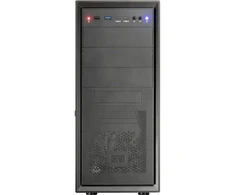Inter-Tech IT-8862 Plaid, Tower-case - juodas, Abschliebar