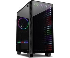 Važiuoklė INTER-TECH X-608 INFINITY MICRO, microATX, RGB, priekinis ir šoninis grūdintas stiklas, be maitinimo šaltinio