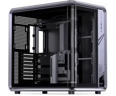 Jonsplus BO400CG PC Case, Mid Tower, ATX, Tempered Glass – Gunmetal Pilkas