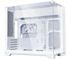 Lian Li O11 Vision-M kompiuterio korpusas, Micro-ATX, grūdintas stiklas – Baltas