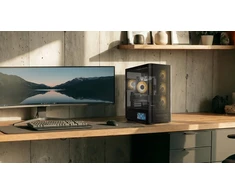 MODECOM Volcano Volcano AQ400 ARGB Midi Juodas