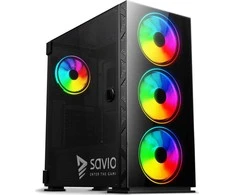 „Savio Prime X1“ ARGB stiklo dėklas (SAVGC-PRIMEX1)