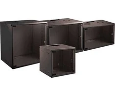 Efb Elektronik Obudowa serwerowa EFB EFB 48.26cm 19Zoll 06HE Wandgehaeuse Schrank Verteiler BASIC Tiefe 450 mm 1-teilig Flat Pack RAL9005 SCHWARZ (WGB-1906TS.45) - 3432606