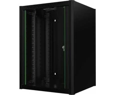 Lanview RWM16U56BL serverio korpusas 16U Rack Spinda Hanging Juodas