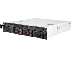 SilverStone RM21–308 Rackmount Serverio dėklas, 2U, Micro–ATX – juoda