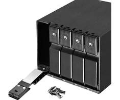 Serverio korpusas SilverStone Silverstone FS305-12G, keičiamas rėmas (juodas)