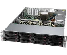 Serverio gaubtas SuperMicro Supervažiuoklės 826BAC12- R802LPB
