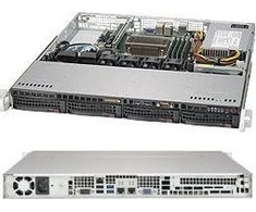 Serverio Korpusas - Supermicro 813MFTQC-350CB2 Rack 1U Juodas
