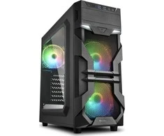 Sharkoon VG7-W RGB, Tower-case - juodas, Seitenteil from Acryl