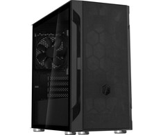„SilverStone Fara H1M“, grūdintas stiklas – juoda