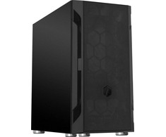 „SilverStone Fara H1M Micro–ATX“ korpusas – juoda
