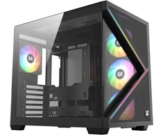 Usorteret XYZ PC GEAR Qubex ARGB korpusas juodas (X-CS-QUBEX-B)