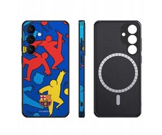 Ocpc „FC Barcelona“ dėklas, skirtas „Samsung Galaxy S25 Plus“, magnetinis dėklas, „MagSafe OCFCBMCS25PSP SP“