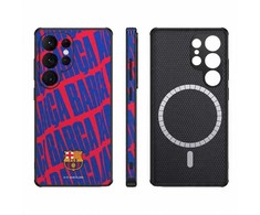 Ocpc „FC Barcelona“ dėklas, skirtas „Samsung Galaxy S25 Ultra“ magnetiniam dėklui, „MagSafe OCFCBMCS25UBC BC“