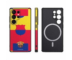 Ocpc FC Barcelona dėklas, skirtas Samsung Galaxy S25 Ultra magnetinis dėklas MagSafe OCFCBMCS25UMF MF