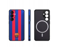 Ocpc FC Barcelona dėklas, skirtas Samsung Galaxy S25, magnetinis dėklas, MagSafe OCFCBMCS25BG BG