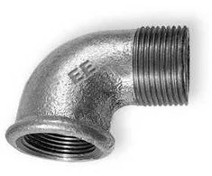 Odlewnia Zawiercie Kelio 90 ° apvija A7 3 "galvanizuotas