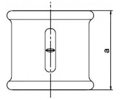 Odlewnia Zawiercie M2 reduktorius 2 x 5/4" juodas