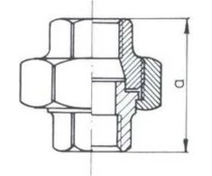 Odlewnia Zawiercie Plokštė jungtis su sandarikliu, be 2 "juodų Nr. 48 arba (5907791622914)