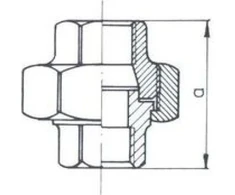 Odlewnia Zawiercie Plokštė jungtis su sandarikliu be 11 / 2 "juodo Nr. 48 (5907791622884)