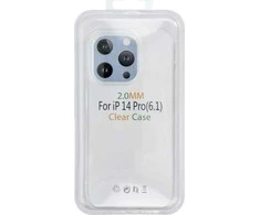 OEM dėklas, skirtas „iPhone 14 PRO MAX“ skaidriam dėklui, 2 mm dėžutė, skaidri