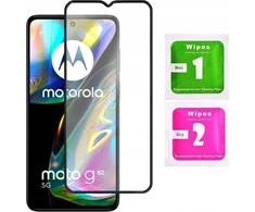 Oem 5D Full Glue Ceramic Glass - for Motorola G52 / G71s / G72 / G82 juodas