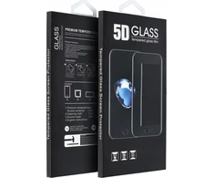 OEM 5D visiškai klijuojamas grūdintas stiklas – skirtas iPhone 15 Plus / 16 Plus (privatumo apsauga) juodas