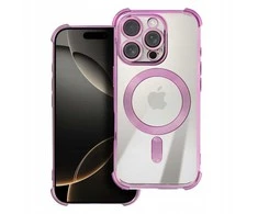 Dėklas Oem Case for iPhone 16 PLUS Antishock Electrocompatible with MagSafe pink