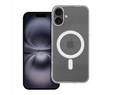 Oem Originalus „iPhone 16 PLUS“ dėklas, skaidrus, 2 mm „Mag“ dangtelis, suderinamas su „MagSafe“ (fotoaparato apsauga), permatomas