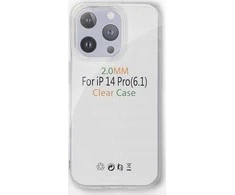 OEM dėklas, skirtas „iPhone 13 PRO MAX“ skaidriam dėklui, 2 mm permatomas