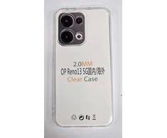 Oem Originalus Oppo Reno 13 skaidrus dėklas (2 mm, apsaugantis kamerą), skaidrus
