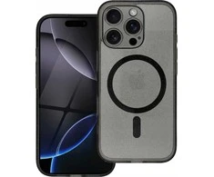 Oem CLEAR MAG COVER dėklas suderinamas su MagSafe skirtas Samsung Galaxy S25 juodos spalvos