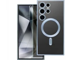 Oem ELECTRO MAG COVER dėklas suderinamas su MagSafe skirtas Samsung Galaxy S25 Ultra mėlynos spalvos